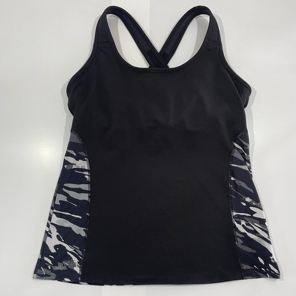 Athleta Women's Athletic Racerback Top Built In Bra Size Large